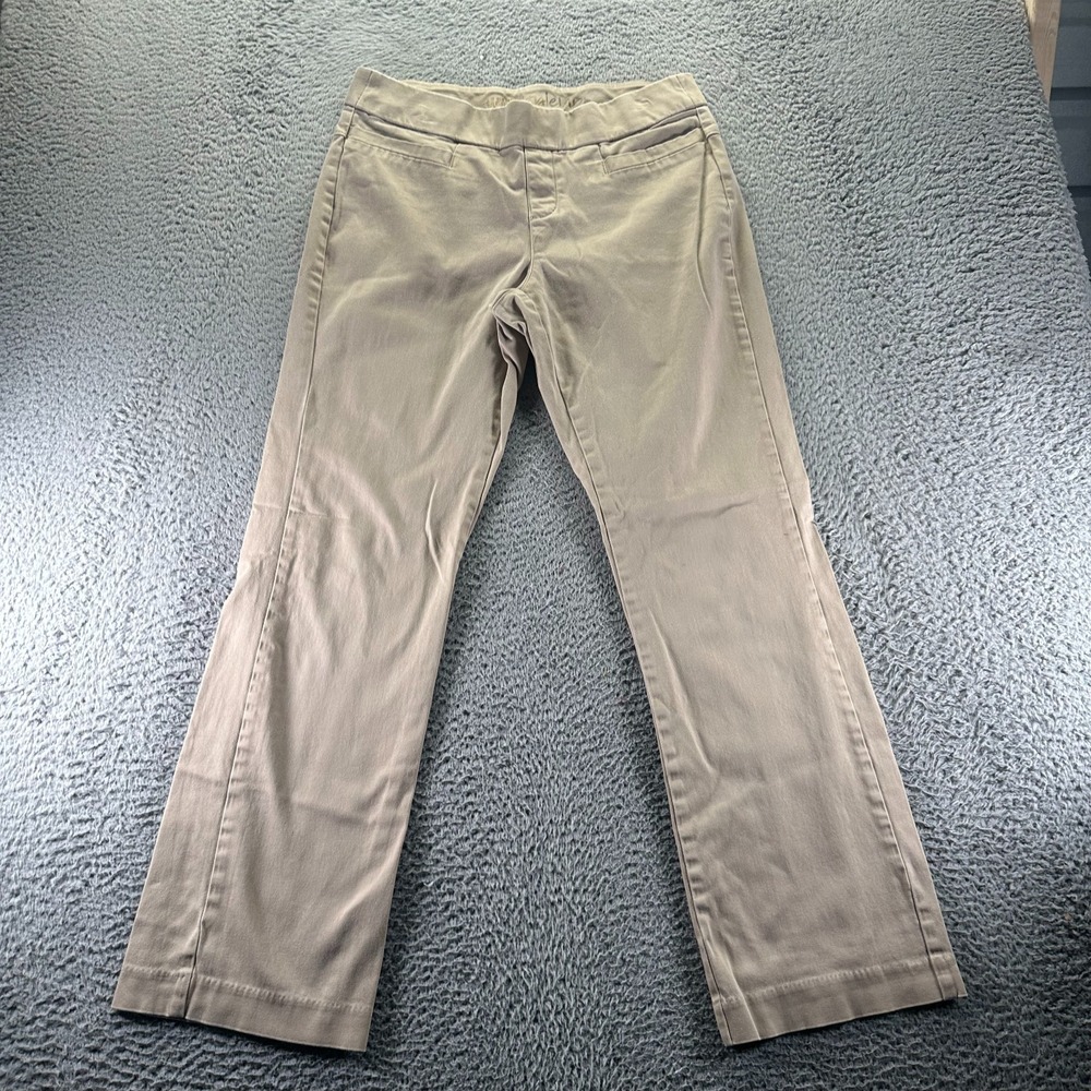 Lee Style Up Pant Womens 10 Brown Cotton Chino Bootcut Career Business Academia